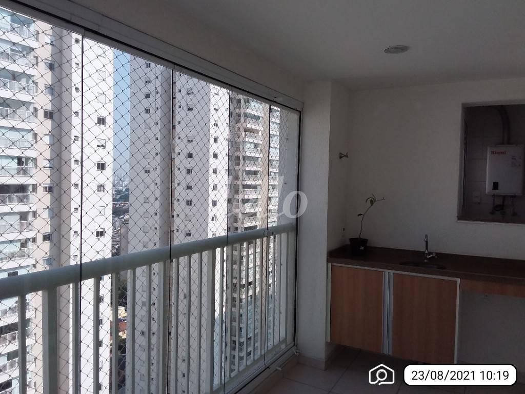 VARANDA de Apartamento à venda, Padrão com 75 m², 3 quartos e 2 vagas em Tatuapé - São Paulo
