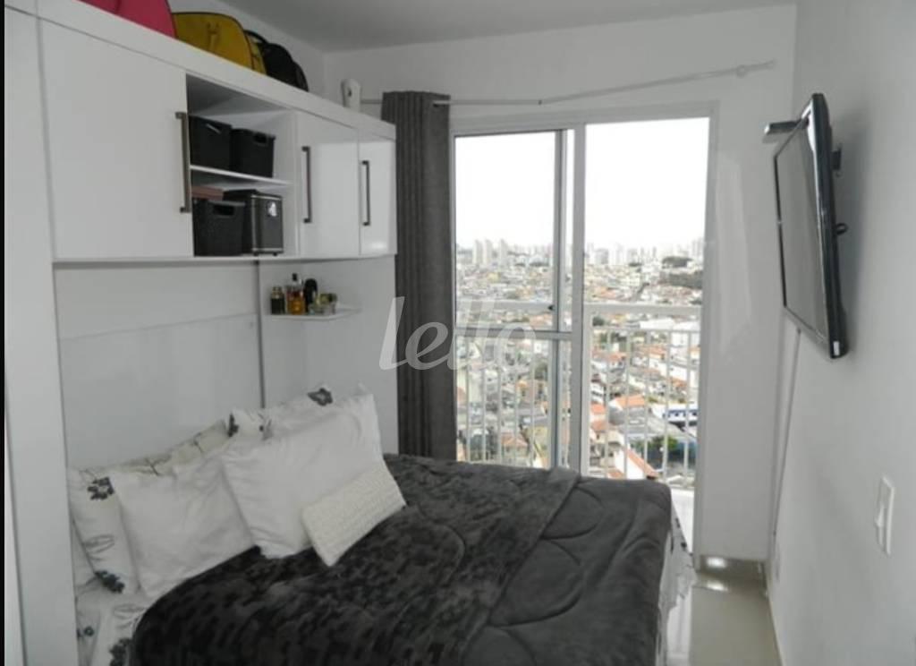 DORMITÓRIO de Apartamento à venda, Padrão com 27 m², 1 quarto e em Vila Alpina - São Paulo