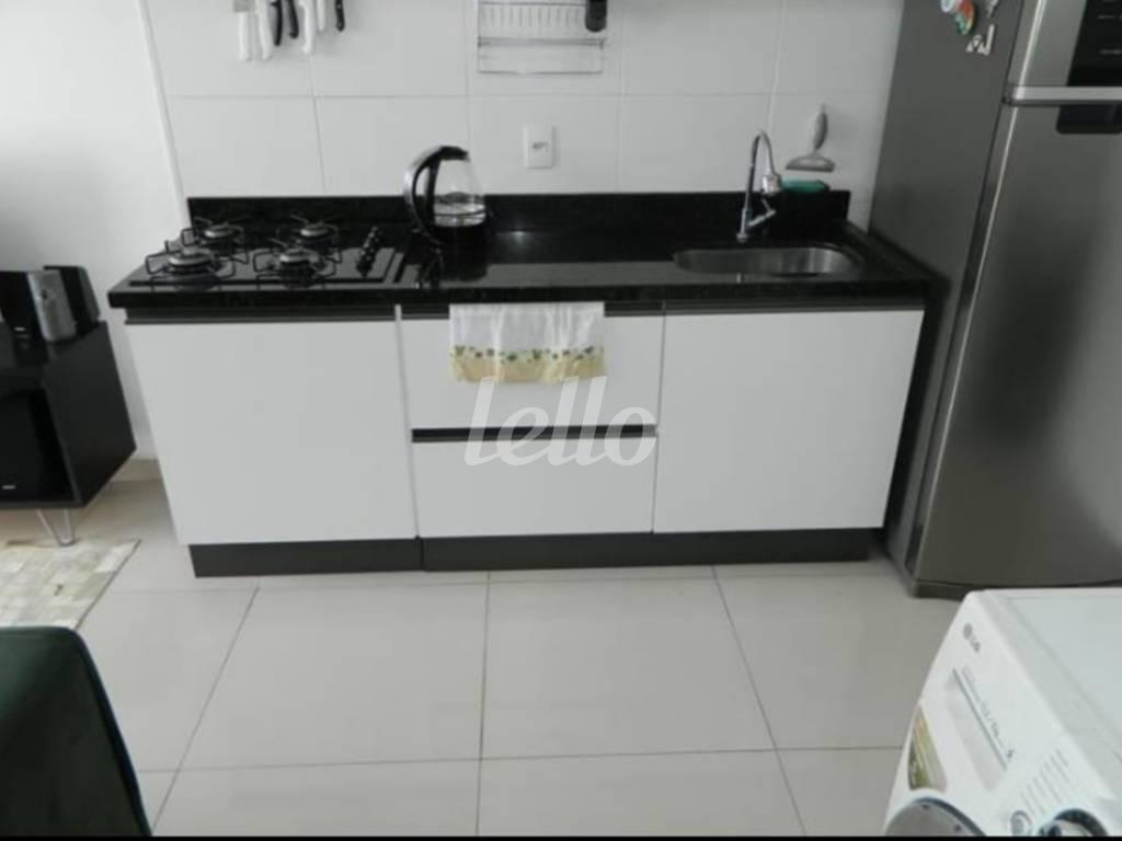 COZINHA de Apartamento à venda, Padrão com 27 m², 1 quarto e em Vila Alpina - São Paulo