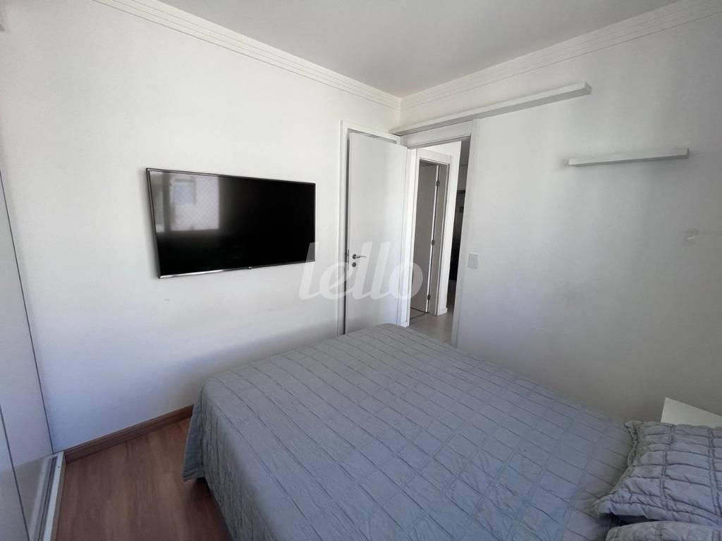 DORMITORIO de Apartamento à venda, Padrão com 36 m², 1 quarto e 1 vaga em Brás - São Paulo