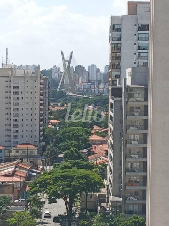 VISTA de Apartamento à venda, Padrão com 92 m², 3 quartos e 1 vaga em Brooklin Paulista - São Paulo