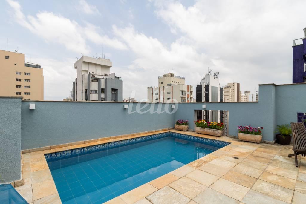 PISCINA COBERTURA de Apartamento à venda, cobertura - Padrão com 204 m², 2 quartos e 2 vagas em Pinheiros - São Paulo