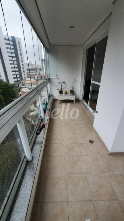 VARANDA de Apartamento à venda, Padrão com 123 m², 3 quartos e 3 vagas em Chácara Inglesa - São Paulo