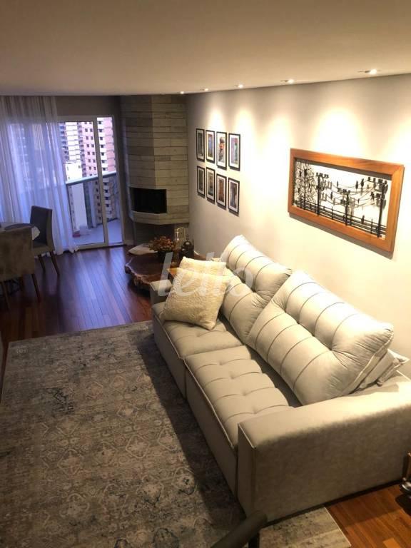 SALA de Apartamento à venda, Triplex com 148 m², 1 quarto e 2 vagas em Jardim - Santo André