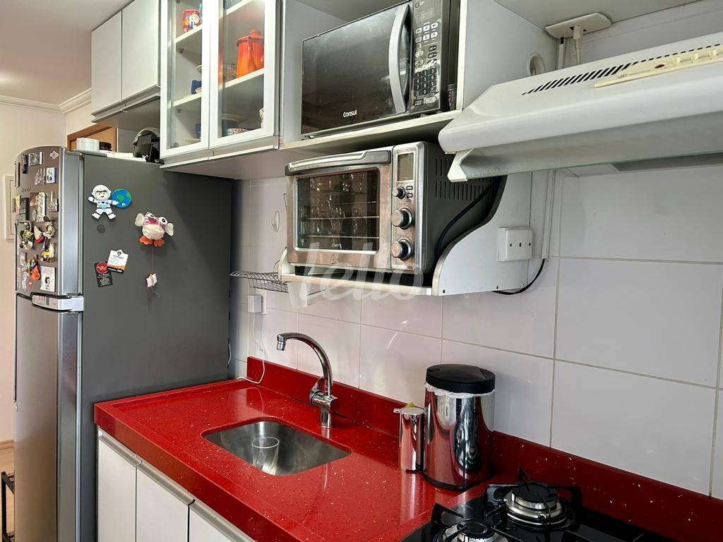 COZINHA de Apartamento à venda, Padrão com 50 m², 2 quartos e 1 vaga em Vila Lilica - Santo André