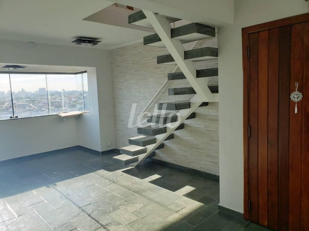 SALA PISO BAIXO de Apartamento à venda, Duplex com 220 m², 3 quartos e 2 vagas em Jardim Oriental - São Paulo