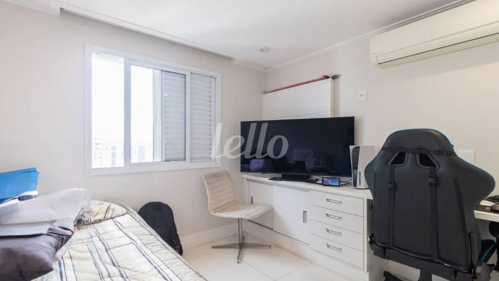 SUÍTE1 de Apartamento à venda, cobertura - Padrão com 146 m², 2 quartos e 2 vagas em Vila Lea - Santo André