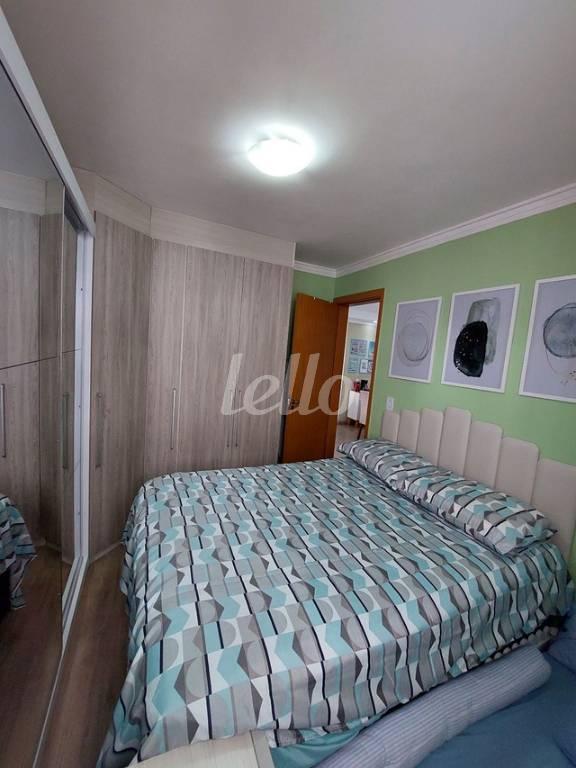 DORMITÓRIO de Apartamento à venda, Padrão com 50 m², 2 quartos e 1 vaga em Utinga - Santo André