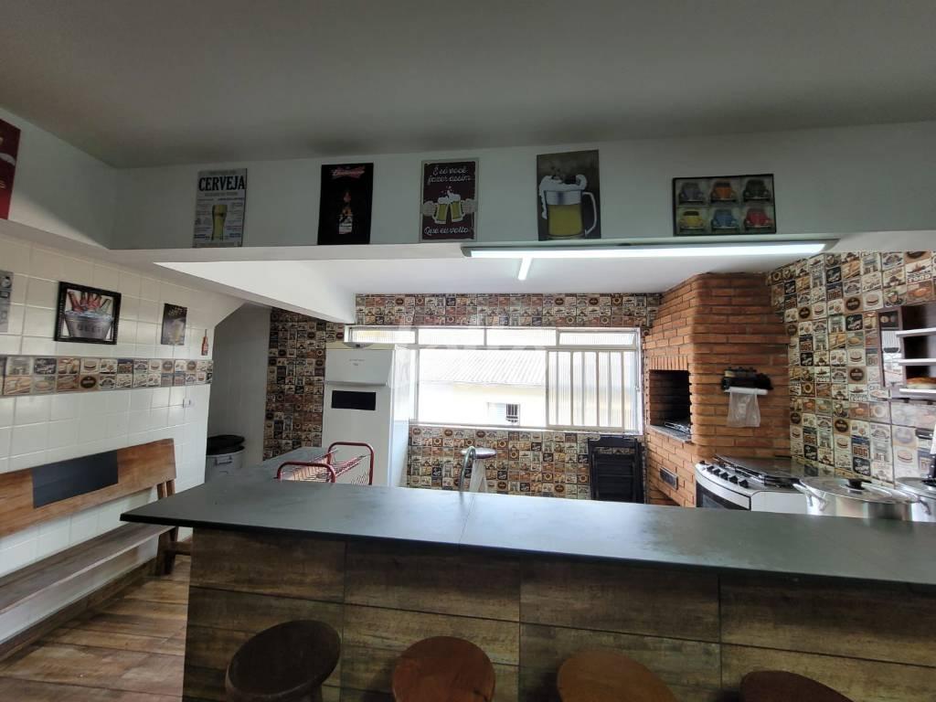 AREA GOURMET de Casa à venda, sobrado com 415 m², 5 quartos e 10 vagas em Olímpico - São Caetano do Sul