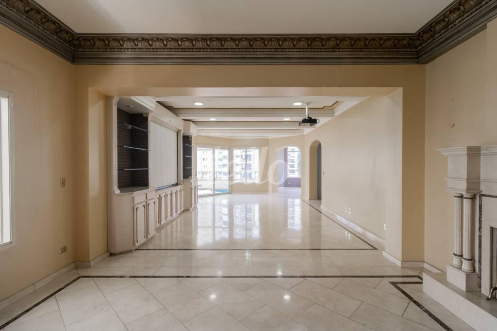 SALA de Apartamento para alugar, Padrão com 336 m², 5 quartos e 5 vagas em Vila Gomes Cardim - São Paulo