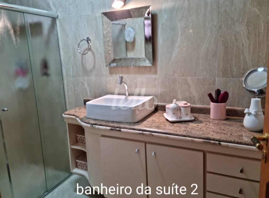 BANHEIRO SUÍTE 2 de Casa à venda, sobrado com 500 m², 4 quartos e 2 vagas em Parque da Mooca - São Paulo