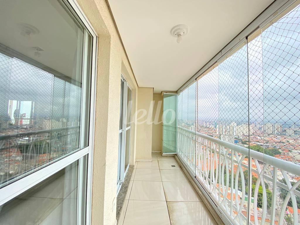VARANDA de Apartamento à venda, Padrão com 94 m², 3 quartos e 2 vagas em Mooca - São Paulo