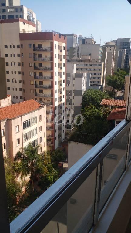 VISTA de Apartamento à venda, Padrão com 60 m², 1 quarto e 1 vaga em Consolação - São Paulo