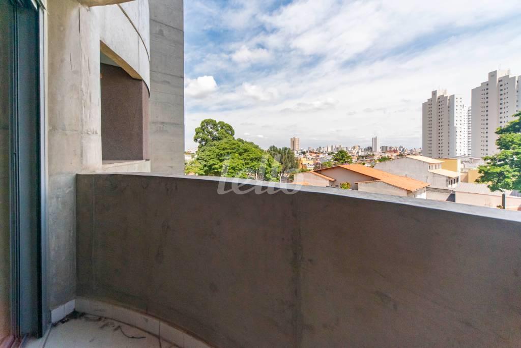 VARANDA DO QUARTO 3 de Apartamento à venda, Padrão com 120 m², 3 quartos e 3 vagas em Campestre - Santo André