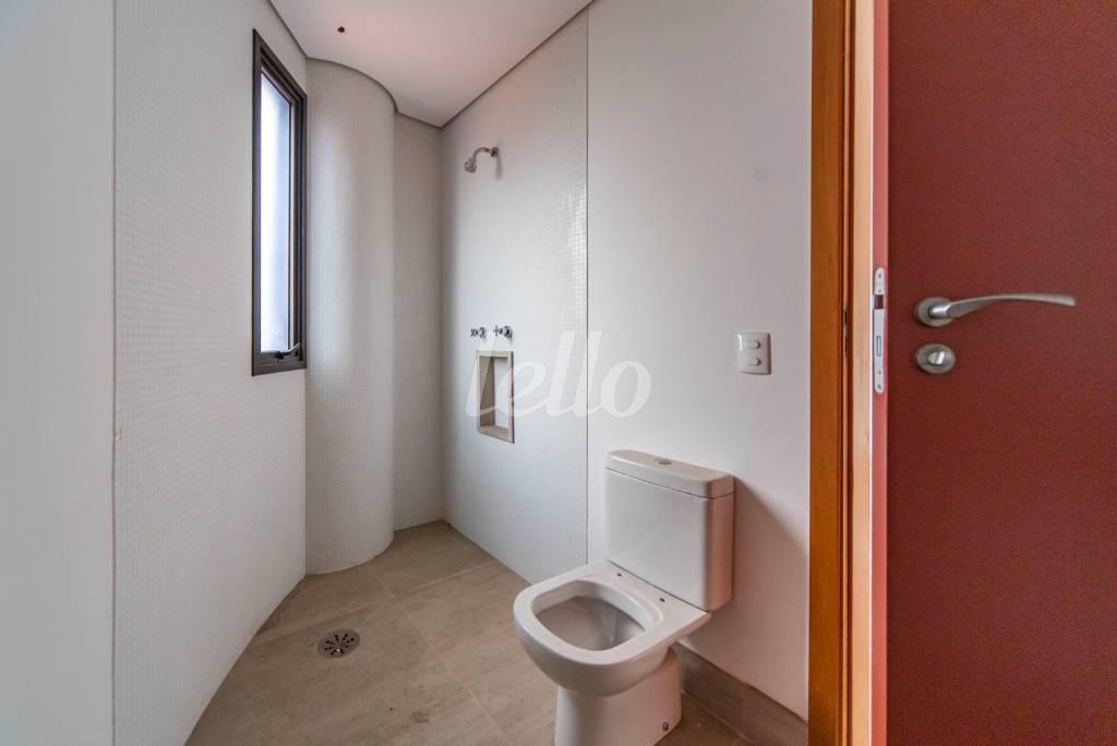 BANHEIRO DO QUARTO 1 de Apartamento à venda, Padrão com 155 m², 3 quartos e 5 vagas em Vila Alpina - Santo André