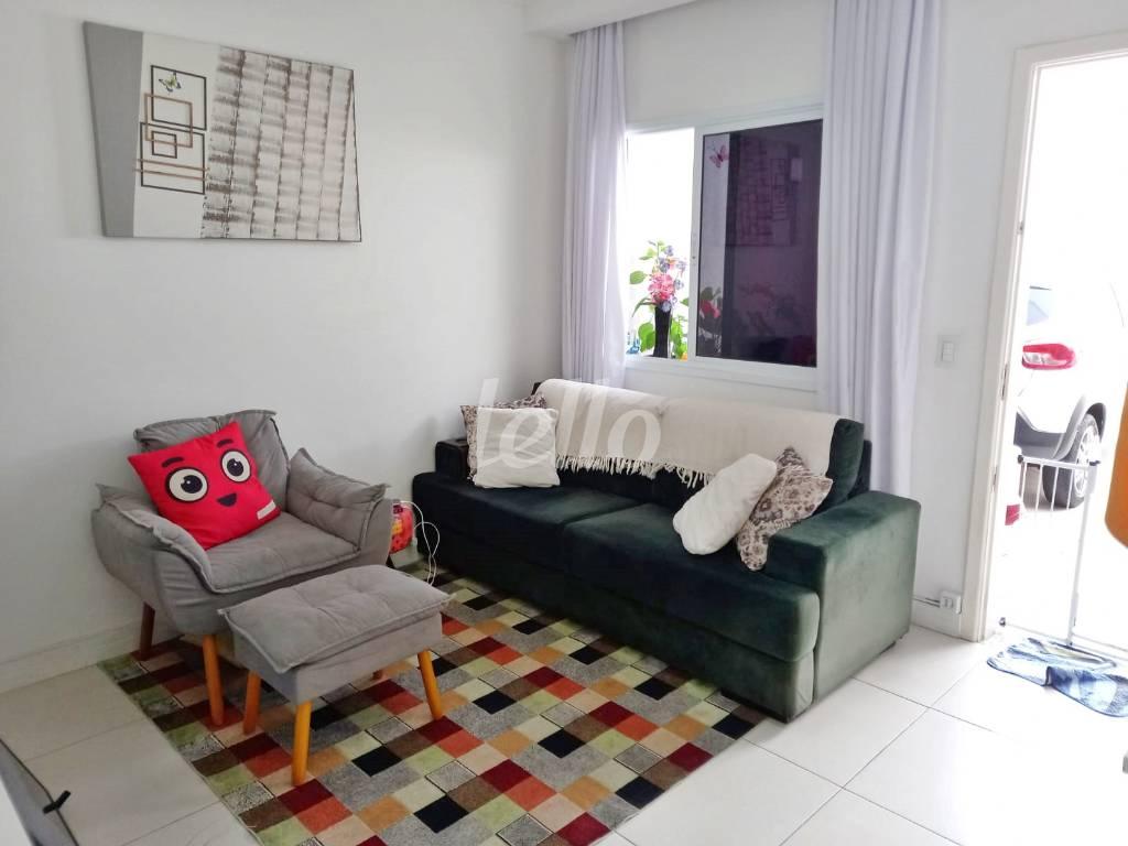 SALA de Casa à venda, sobrado com 74 m², 2 quartos e 2 vagas em Santana - São Paulo