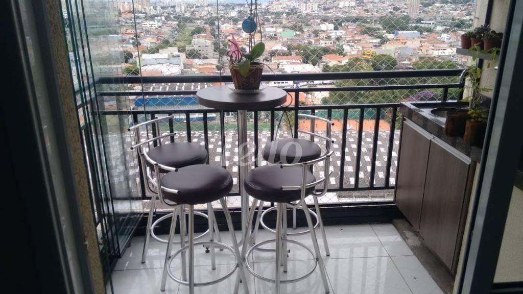 VARANDA de Apartamento à venda, Padrão com 59 m², 2 quartos e 1 vaga em Rudge Ramos - São Bernardo do Campo