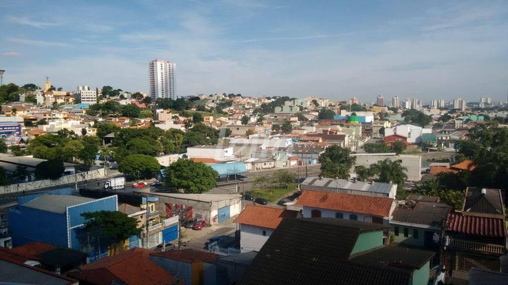 VISTA de Apartamento à venda, Padrão com 128 m², 2 quartos e 2 vagas em Vila Tibiriçá - Santo André