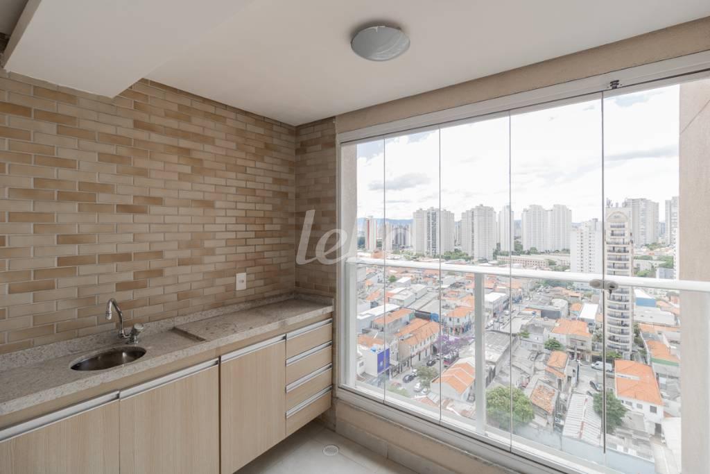 VARANDA de Apartamento à venda, Padrão com 77 m², 3 quartos e 2 vagas em Alto da Moóca - São Paulo