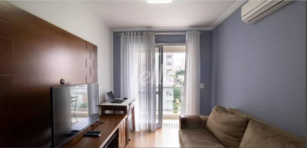 SALA de Apartamento à venda, Padrão com 52 m², 1 quarto e 1 vaga em Mooca - São Paulo