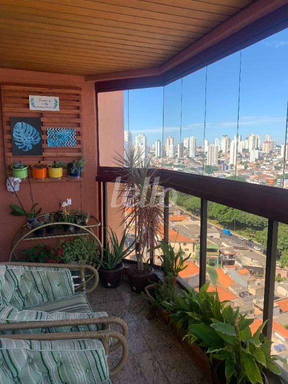 VARANDA de Apartamento à venda, Padrão com 117 m², 3 quartos e 3 vagas em Tatuapé - São Paulo