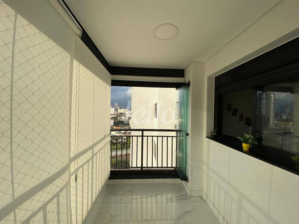 VARANDA de Apartamento à venda, Padrão com 62 m², 2 quartos e 1 vaga em Vila Matilde - São Paulo