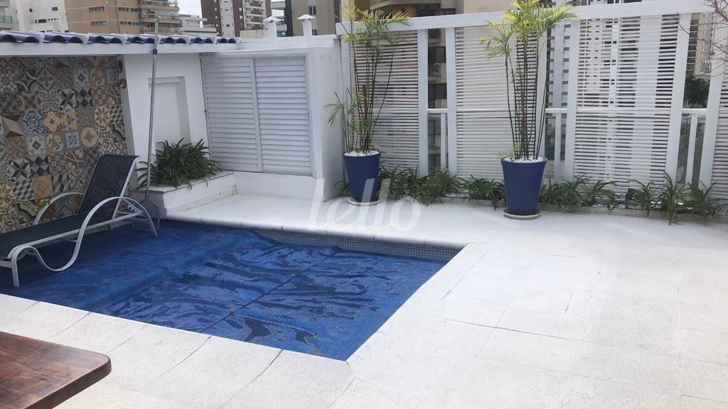 PISCINA de Apartamento à venda, cobertura - Padrão com 240 m², 2 quartos e 2 vagas em Indianópolis - São Paulo