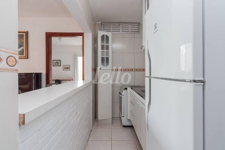 COZINHA de Apartamento para alugar, Padrão com 37 m², 1 quarto e 1 vaga em Jardim Paulista - São Paulo