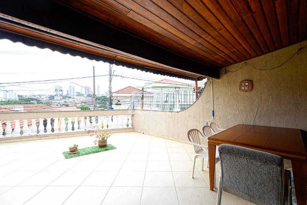 TERRAÇO de Casa à venda, sobrado com 201 m², 3 quartos e 2 vagas em Chácara Belenzinho - São Paulo