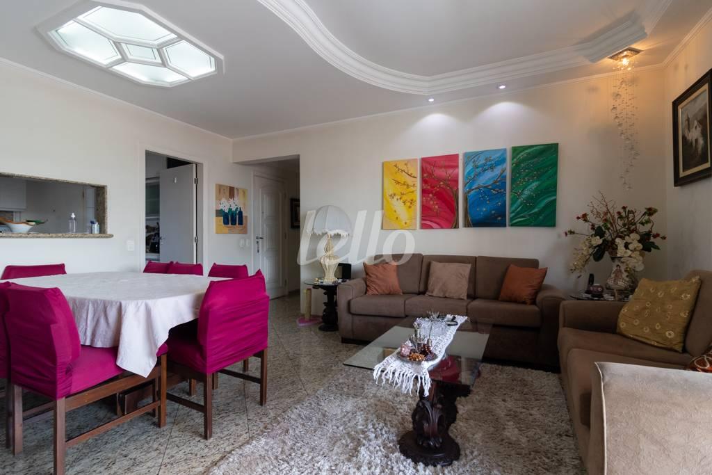 SALA de Apartamento à venda, Padrão com 116 m², 4 quartos e 3 vagas em Mooca - São Paulo