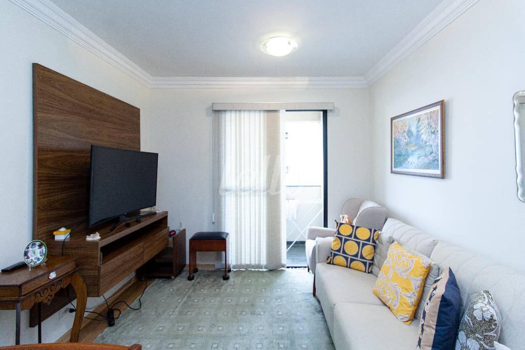 SALA de Apartamento à venda, Padrão com 71 m², 3 quartos e 1 vaga em Parque Mandaqui - São Paulo