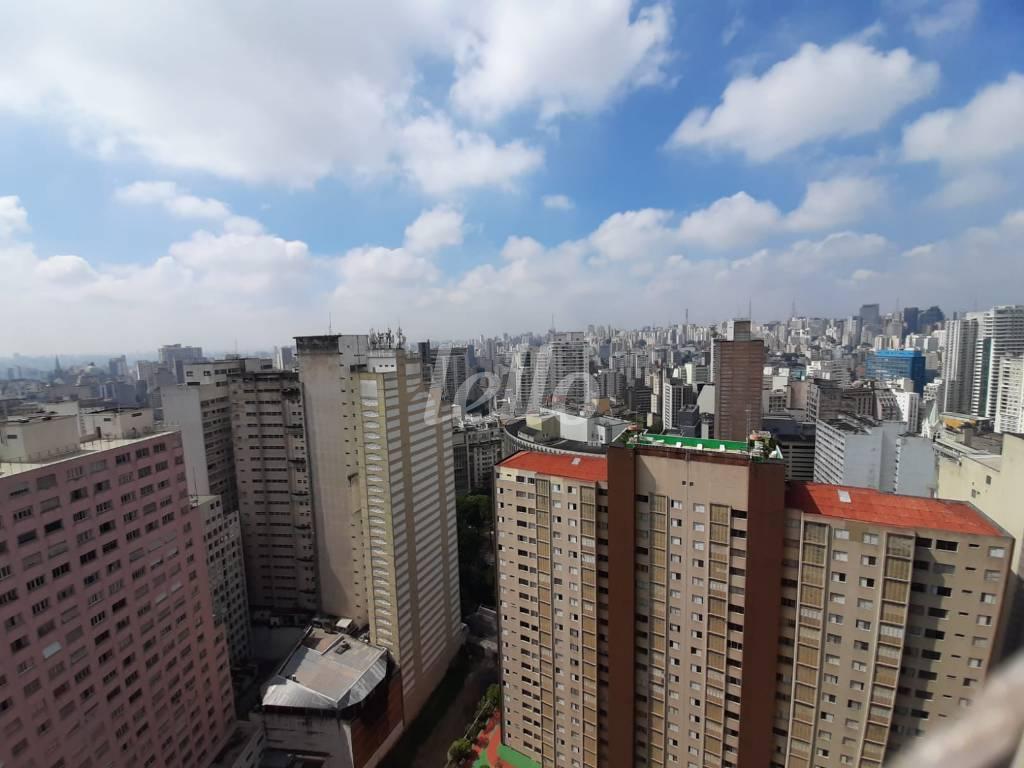 VISTA de Apartamento à venda, Padrão com 37 m², 1 quarto e em República - São Paulo