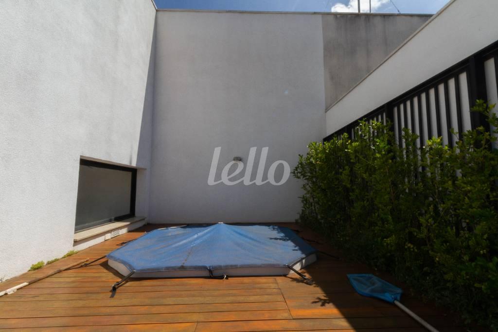 PISCINA de Apartamento para alugar, cobertura - Padrão com 144 m², 1 quarto e 2 vagas em Vila Progredior - São Paulo