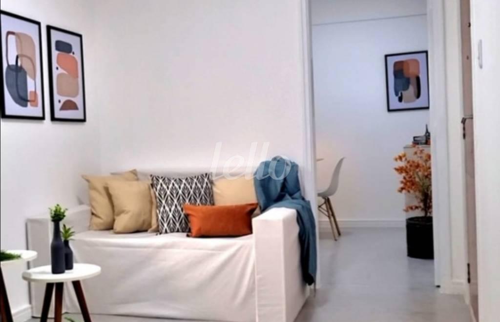 SALA de Apartamento à venda, Padrão com 59 m², 1 quarto e em Mooca - São Paulo
