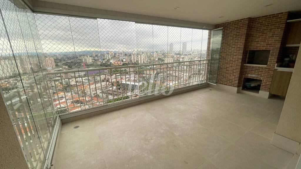 VARANDA GOURMET de Apartamento à venda, Padrão com 125 m², 2 quartos e 2 vagas em Tatuapé - São Paulo