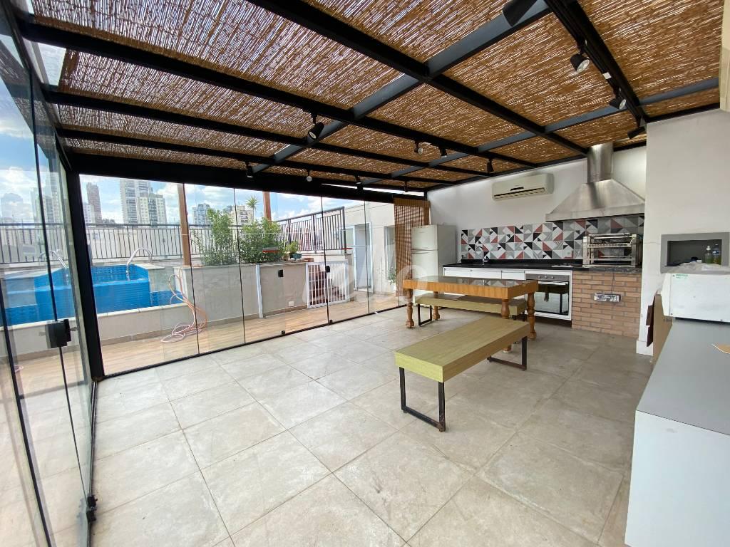 AREA GOURMET de Apartamento à venda, cobertura - Padrão com 296 m², 4 quartos e 4 vagas em Santana - São Paulo