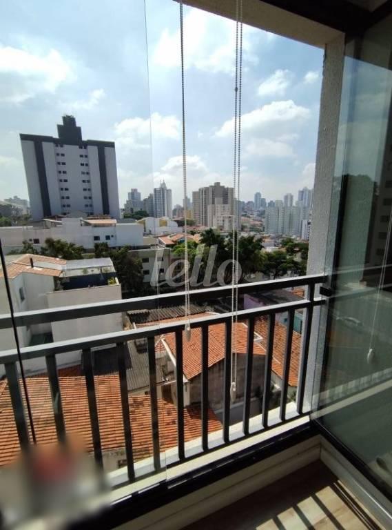 VARANDA de Apartamento à venda, Padrão com 41 m², 1 quarto e 1 vaga em Vila Valparaíso - Santo André