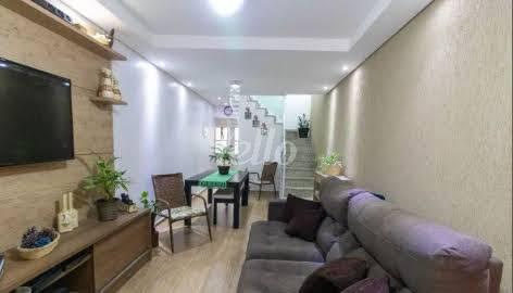SALA AMPLA de Casa à venda, sobrado com 180 m², 3 quartos e 2 vagas em Vila Pires - Santo André