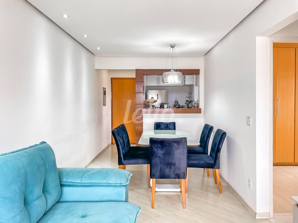 3 SALA de Apartamento à venda, Padrão com 67 m², 2 quartos e 1 vaga em Chácara Califórnia - São Paulo
