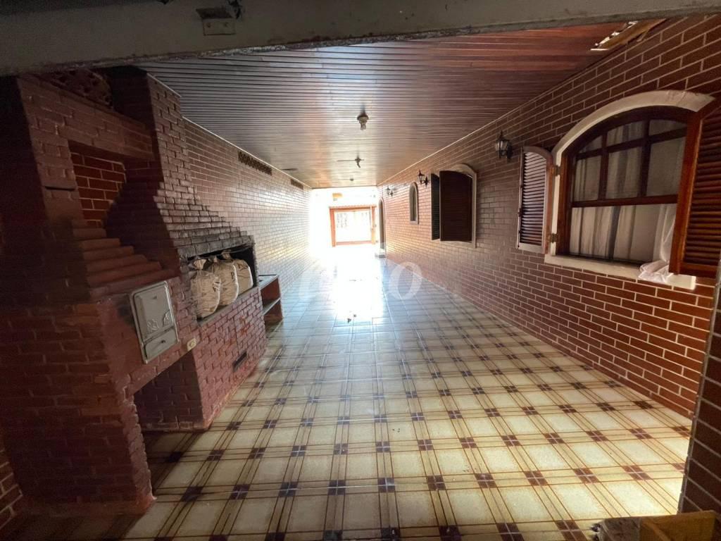 ÁREA GOURMET de Casa à venda, sobrado com 300 m², 3 quartos e 5 vagas em Vila Scarpelli - Santo André
