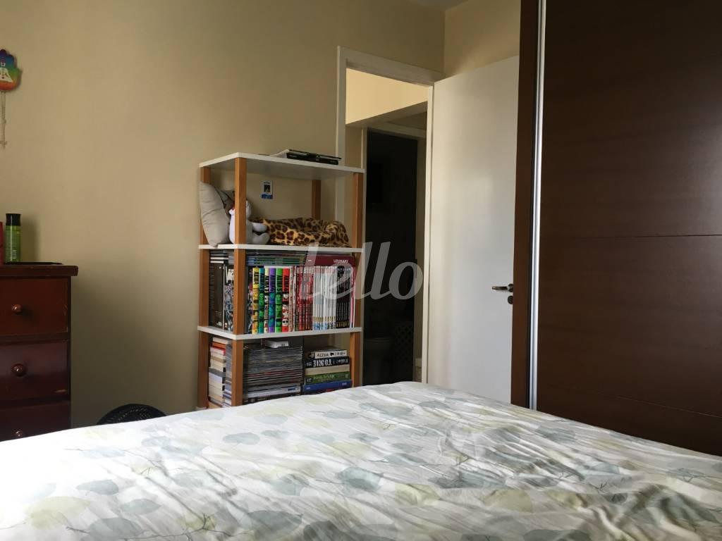 DORMITÓRIO de Apartamento à venda, Padrão com 38 m², 1 quarto e 1 vaga em Cambuci - São Paulo