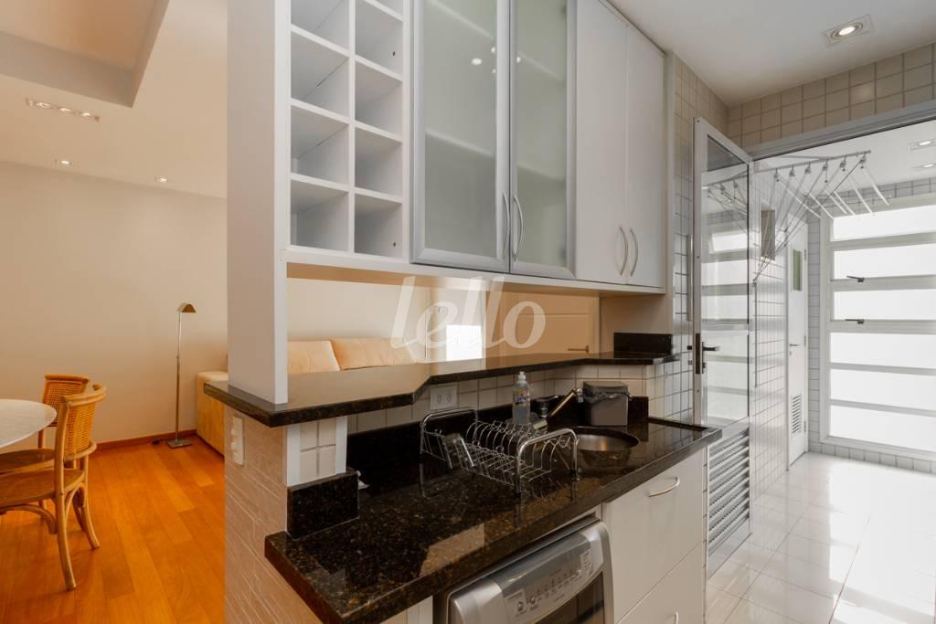 COZINHA de Apartamento para alugar, Duplex com 96 m², 2 quartos e 1 vaga em Jardim Paulista - São Paulo