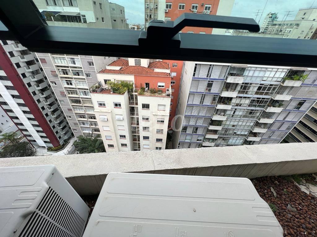 VISTA EXTERNA de Sala / Conjunto à venda, Padrão com 68 m², e 2 vagas em Jardim Paulista - São Paulo