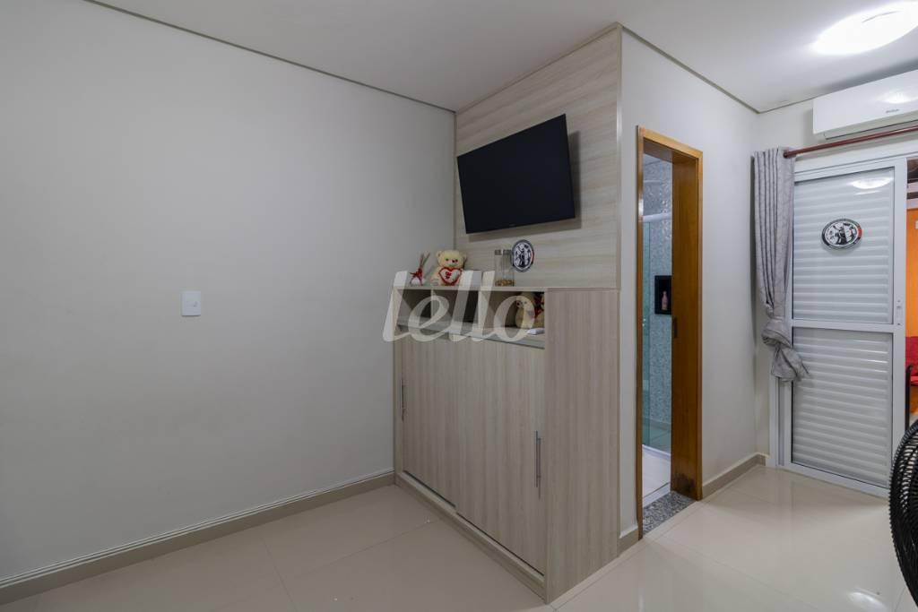SUÍTE de Apartamento para alugar, Padrão com 70 m², 2 quartos e 1 vaga em Vila Valparaíso - Santo André