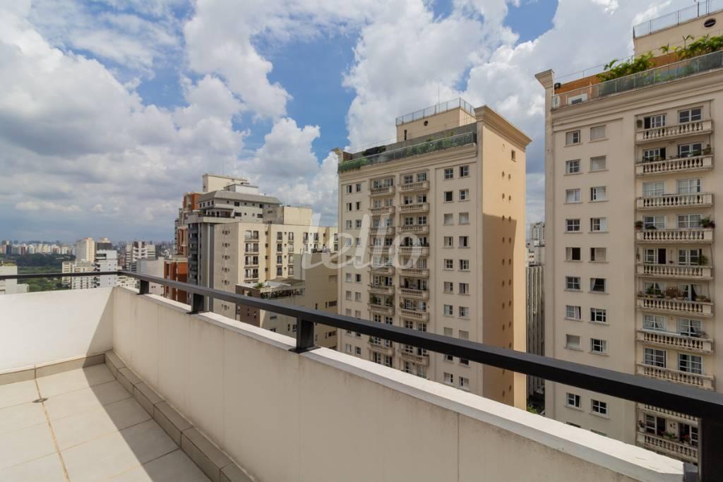 08 VARANDA de Apartamento para alugar, Duplex com 277 m², 3 quartos e 2 vagas em Paraíso - São Paulo
