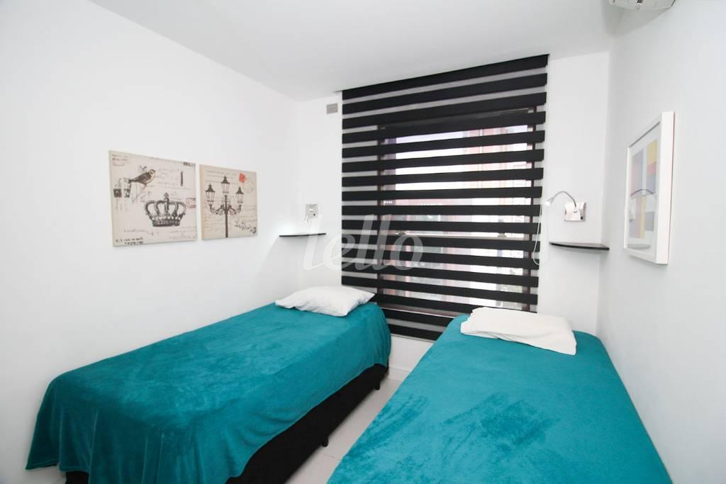 DORMITÓRIO de Apartamento à venda, Padrão com 70 m², 2 quartos e 2 vagas em Cidade Monções - São Paulo