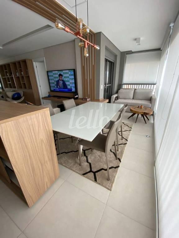 SALA/VARANDA de Apartamento à venda, Padrão com 50 m², 1 quarto e 1 vaga em Vila Mariana - São Paulo