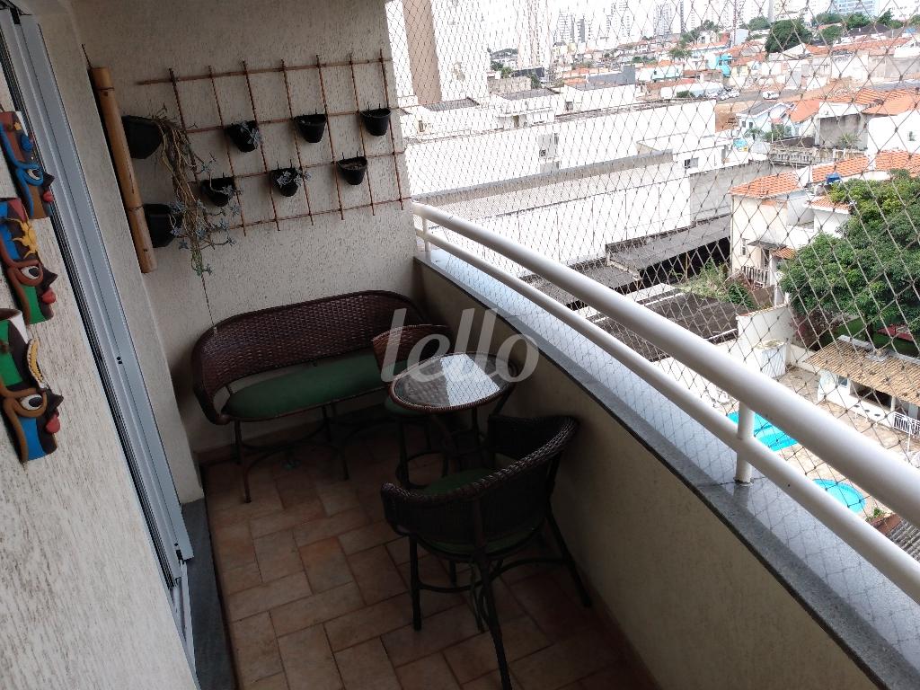 SACADA de Apartamento para alugar, Padrão com 92 m², 2 quartos e 2 vagas em Mooca - São Paulo