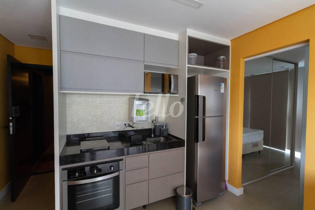 COZINHA de Apartamento para alugar, Padrão com 49 m², 2 quartos e 1 vaga em Pinheiros - São Paulo