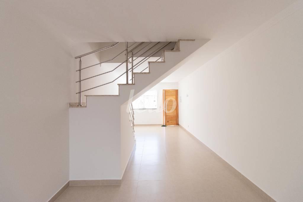 SALA JANTAR de Casa à venda, sobrado com 99 m², 3 quartos e 2 vagas em Vila Mazzei - São Paulo